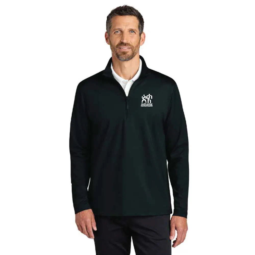 Port Authority® Slub Fleece 1/4-Zip Pullover - Image 3
