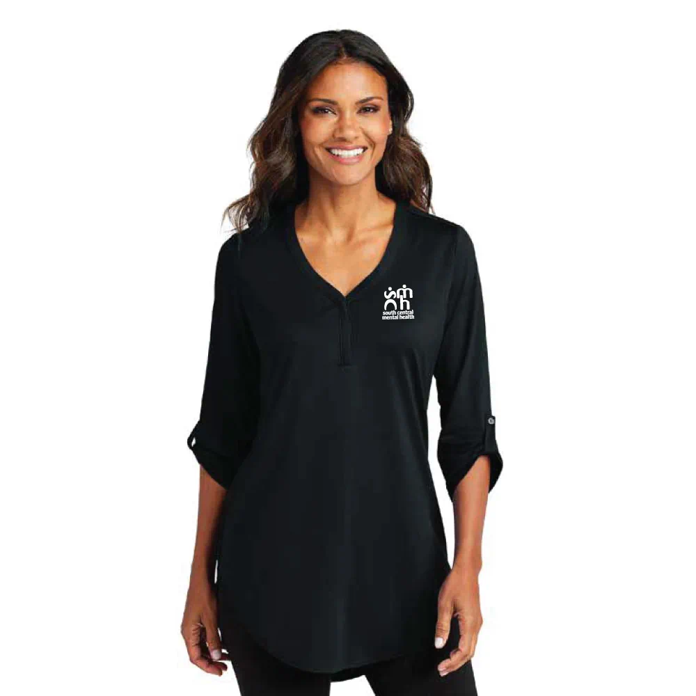 Port Authority® Women's City Stretch 3/4-Sleeve Tunic - Image 4
