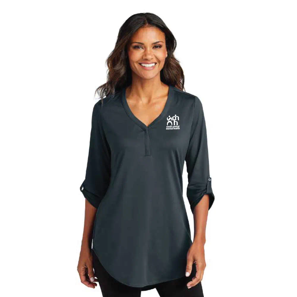 Port Authority® Women's City Stretch 3/4-Sleeve Tunic - Image 2