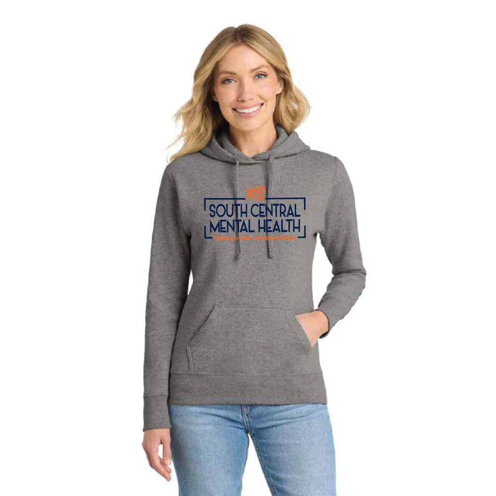 Port & Co™ Women's Core Fleece Pullover Hooded Sweatshirt - Image 3